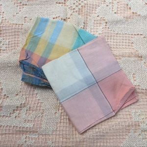 Vintage 1960’s Pocket Squares~